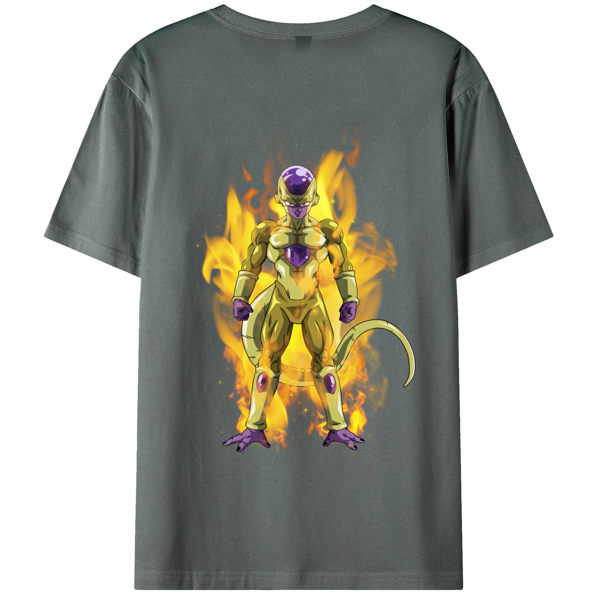 （画像用） ドラゴンボール フリーザ DRAGON BALL Frieza 綿100％半袖Tシャツ（背面プリント）